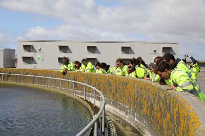 Training cohort at Waterworks field trip